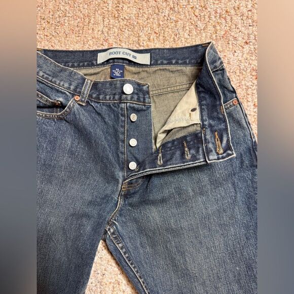 Gap Boot Cut Button Fly Jeans Size 8 - Picture 4 of 5